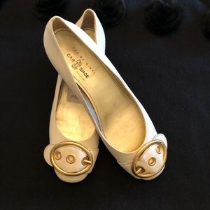 The Original Car Shoe By Prada beige Flats